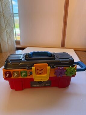 VTech Drill & Learn Toolbox Pro - Red Multicolor Learning Toy
